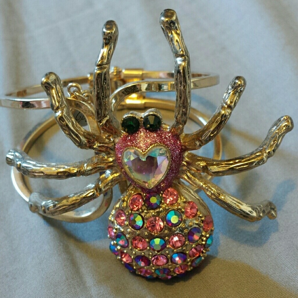 Betsey johnson bracelet enchanted forest spider